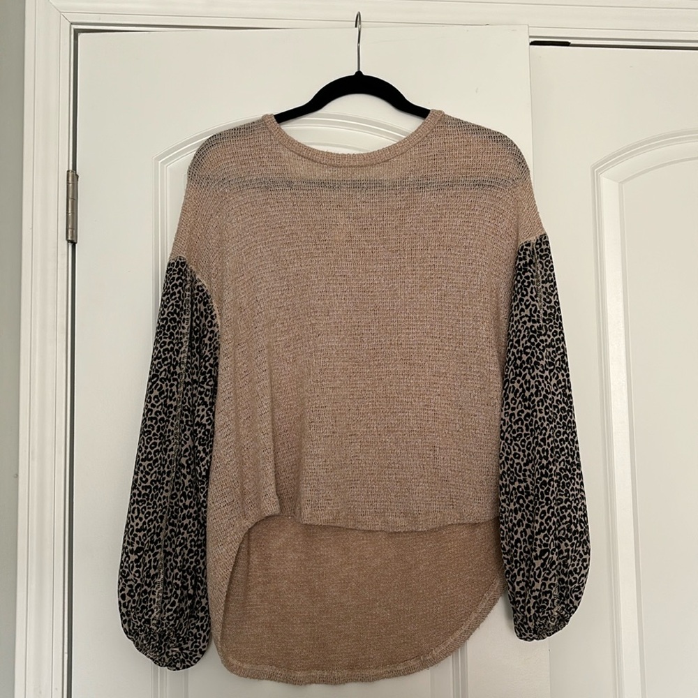 Cheetah Sleeve Shirt